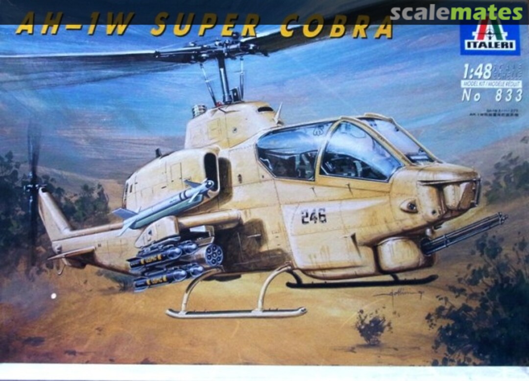 Boxart AH-1W Super Cobra 833 Italeri