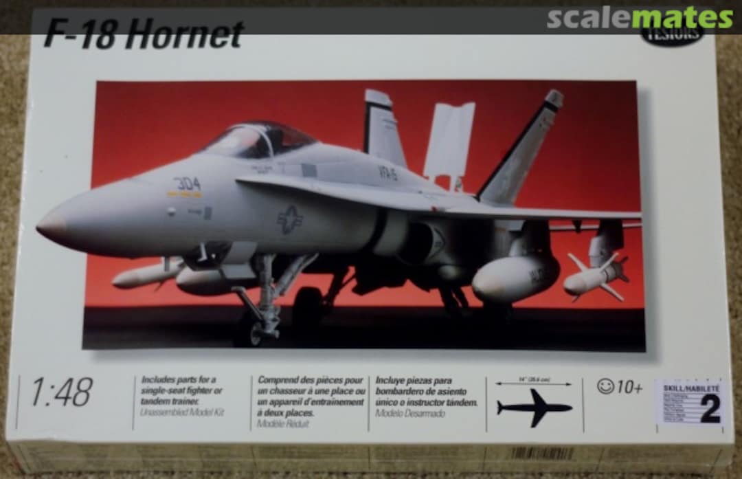 Boxart F-18 Hornet 524 Testors