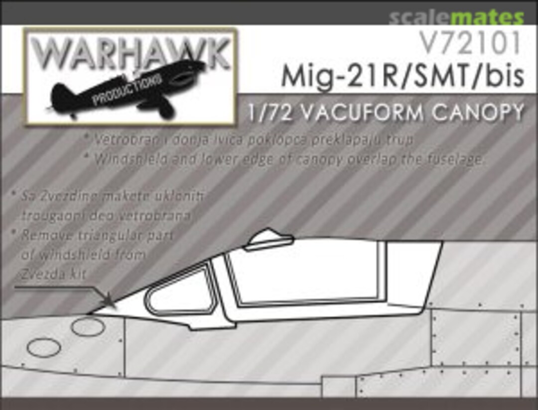 Boxart MiG-21 R/SMT/Bis V72101 Warhawk Productions