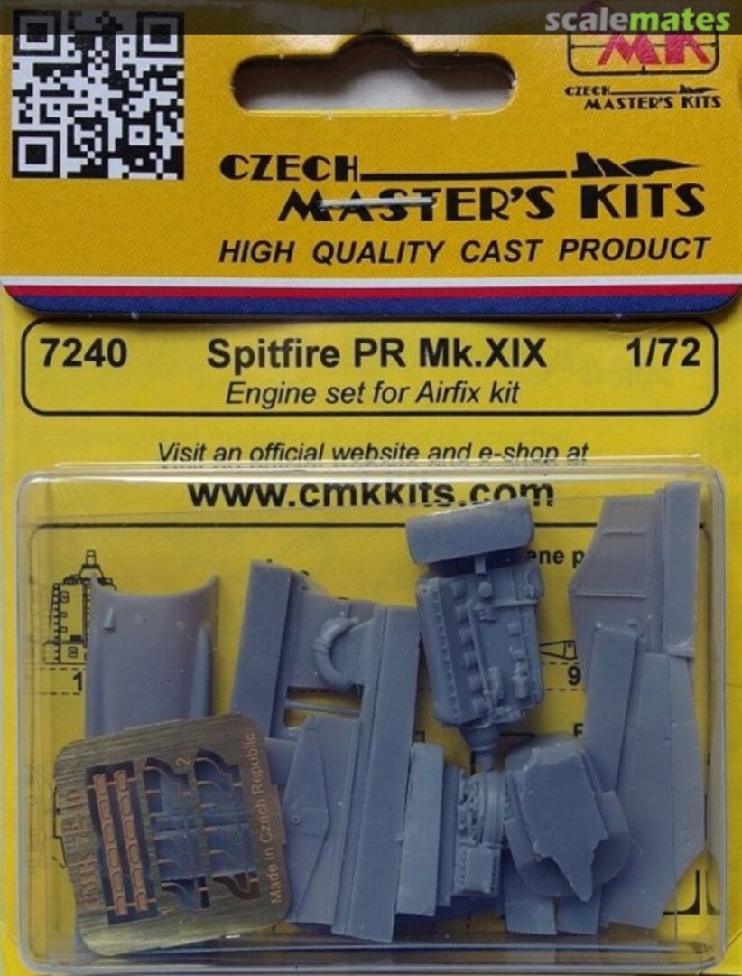 Boxart Spitfire PR Mk.XIX Engine set 7240 CMK