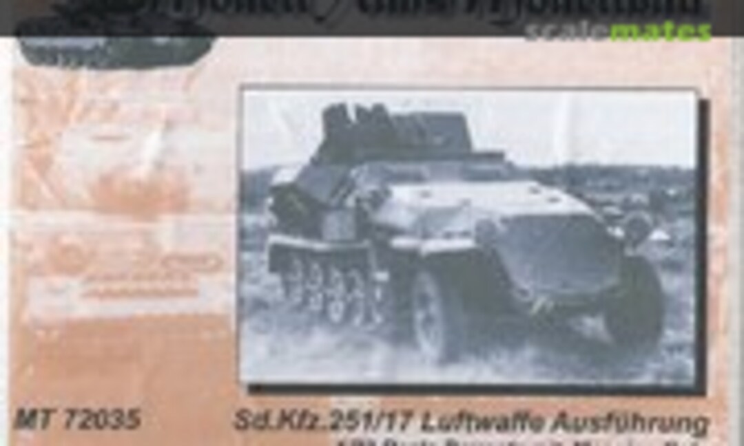 1:72 Sd.Kfz.251/17 Luftwaffe Ausfuhrung (Modell Trans Modellbau MT72035)