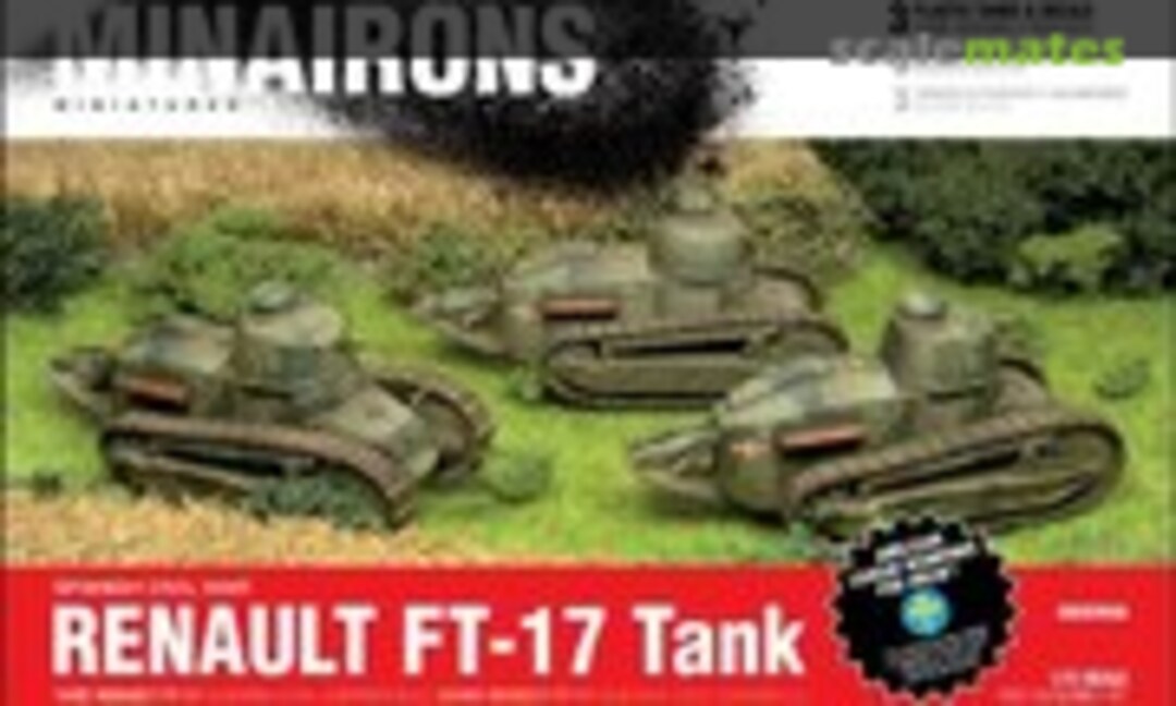 1:72 Renault FT-17 Tank (Minairons Miniatures 20GEV006)