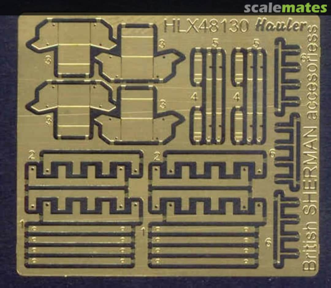 Boxart British Sherman accessories HLX48130 Hauler