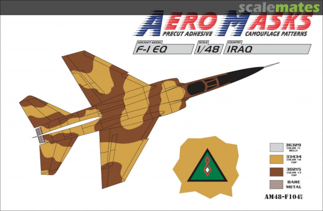 Boxart F-1 EQ Iraq AM48-F104 AeroMasks