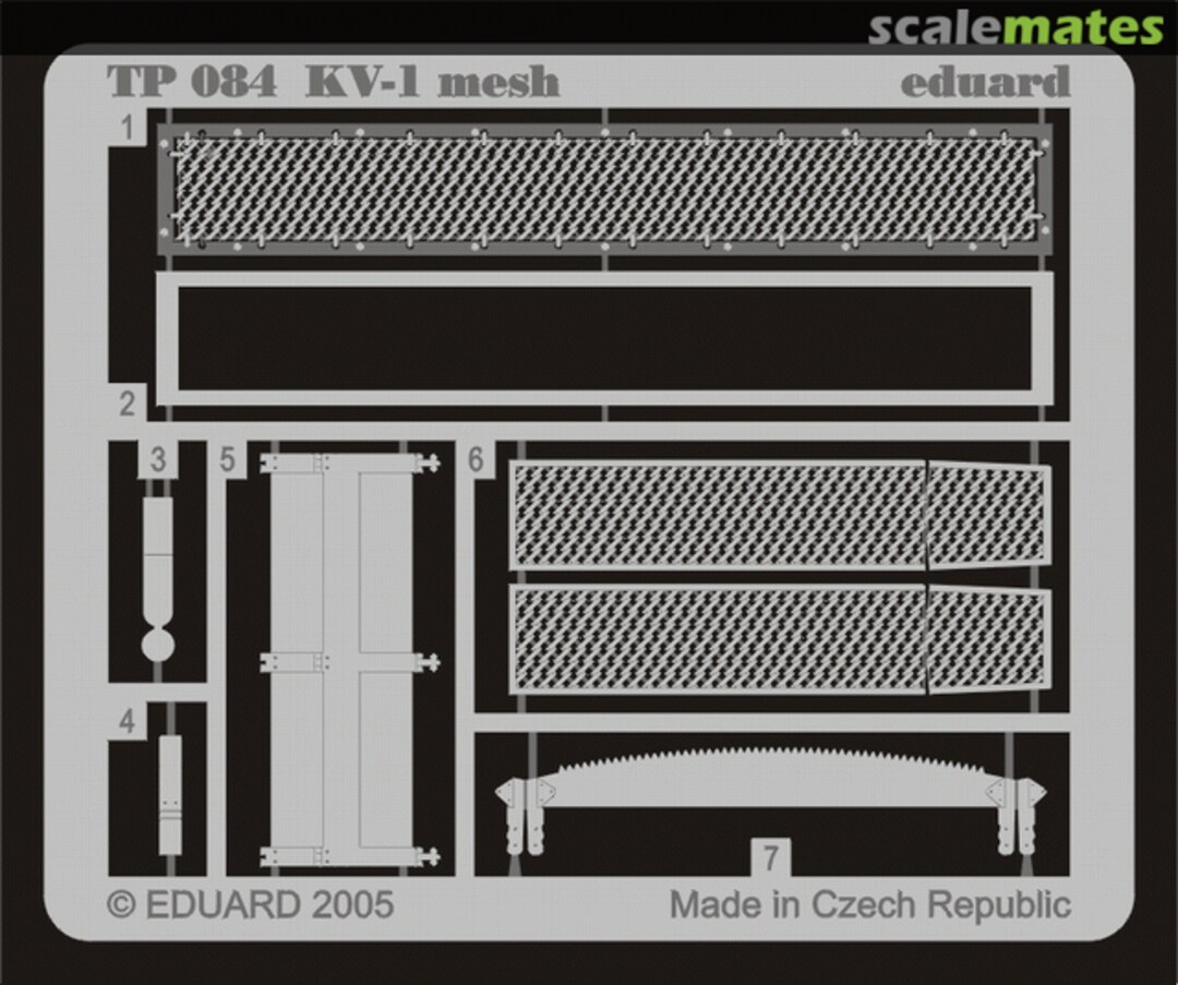 Boxart KV-1 mesh TP084 Eduard