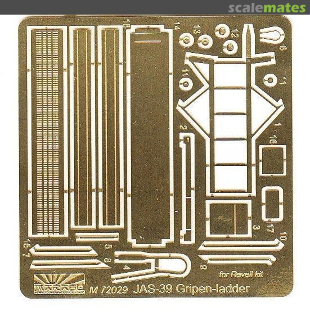 Boxart JAS-39 Gripen Ladder PE Parts M72029 Marabu