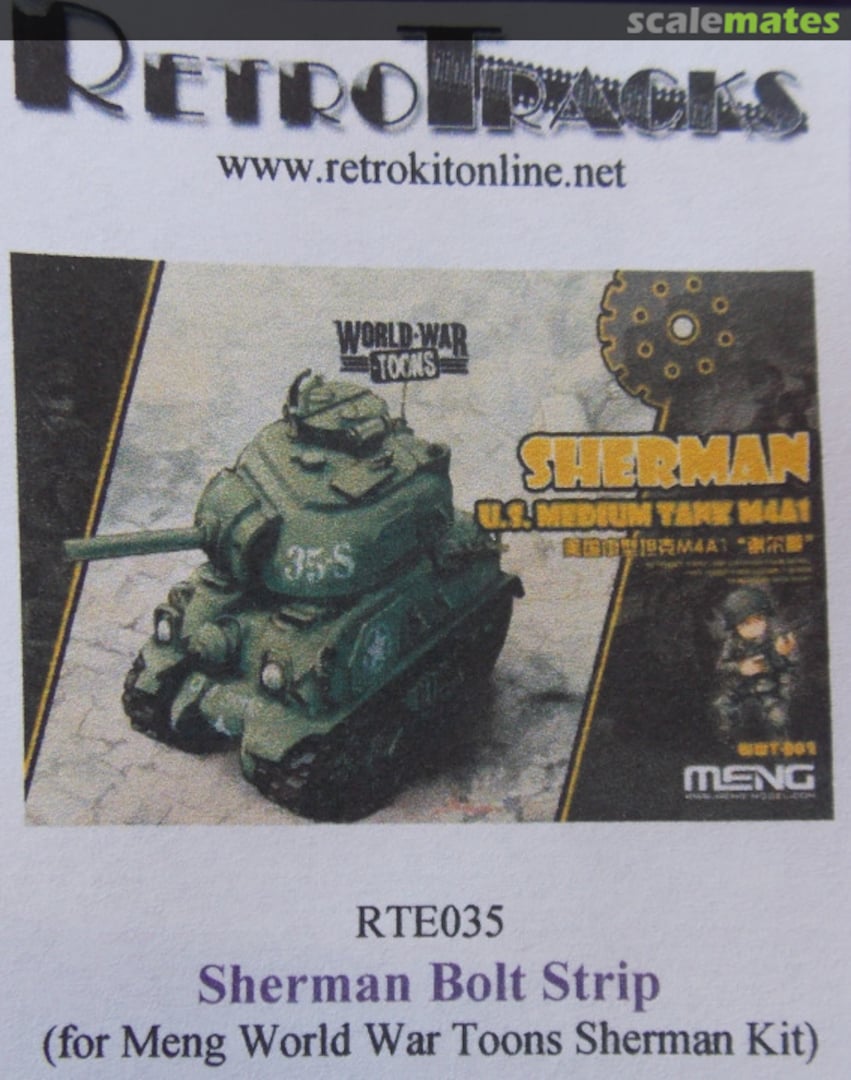 Boxart Sherman Bolt Strips RTE035 RetroTracks