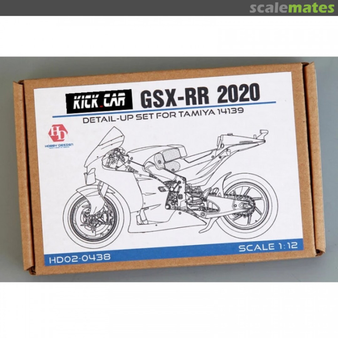 Boxart Suzuki GSX-RR 2020 Detail-up Set for Tamiya kit #14139 HD02-0438 Hobby Design