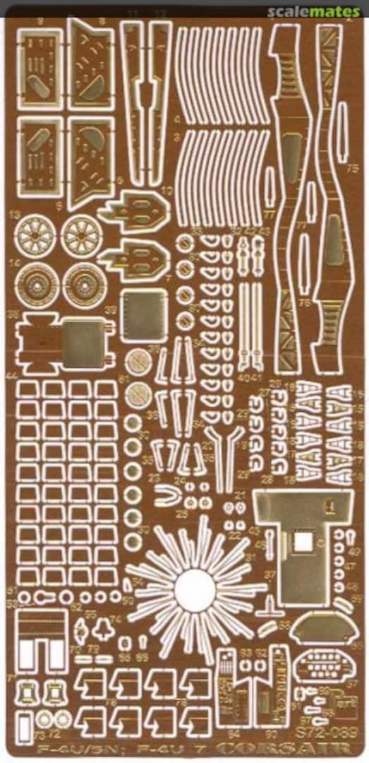 Boxart F4U-5N / F4U-7 Corsair S72-089 Part