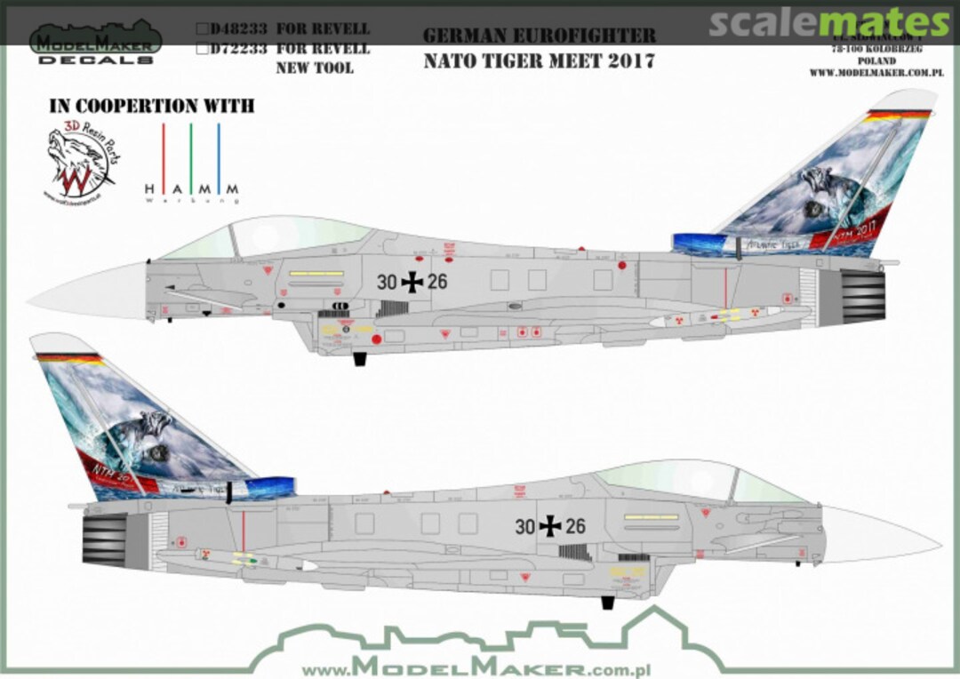 Boxart German Eurofighter NATO Tiger Meet 2017 D48233 ModelMaker