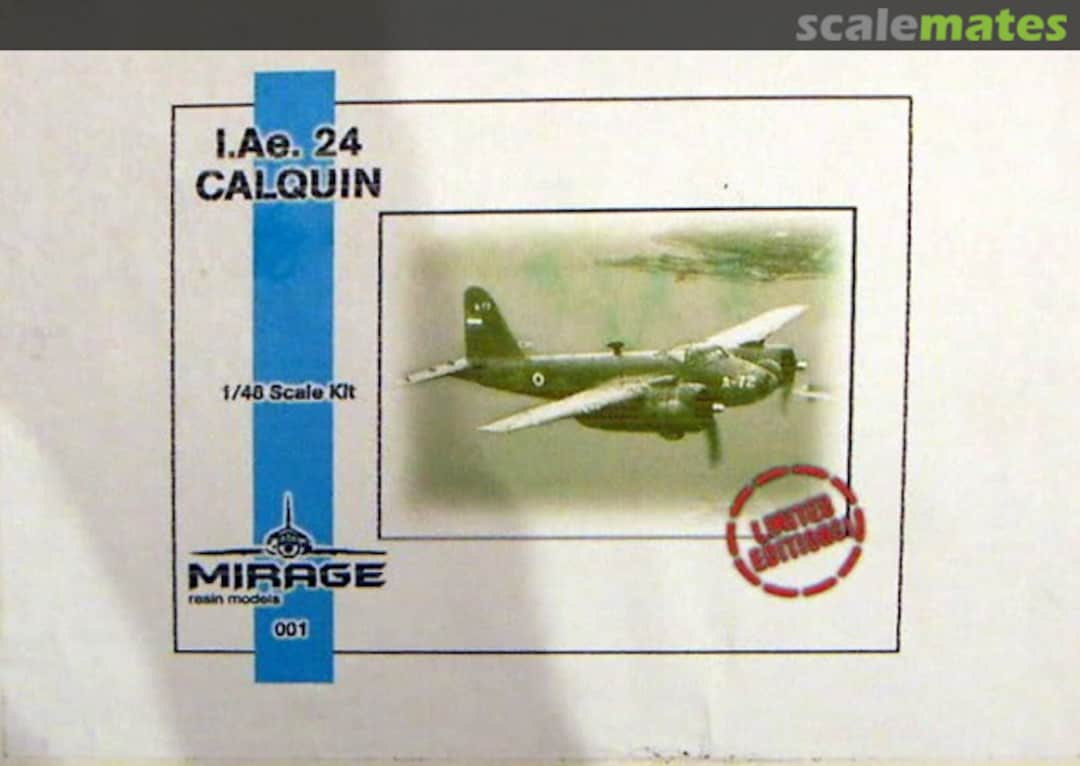 Boxart I.Ae.24 Calquin 001 Mirage Resin Models