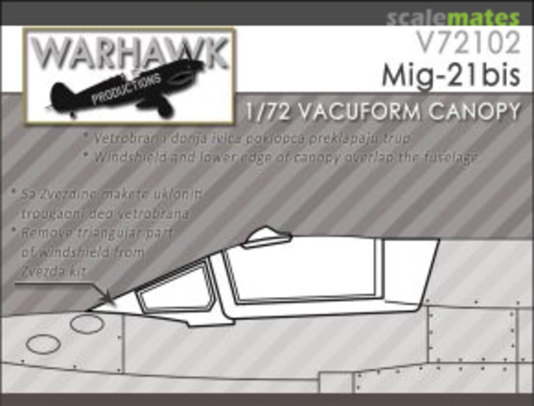 Boxart MiG-21 Bis V72102 Warhawk Productions