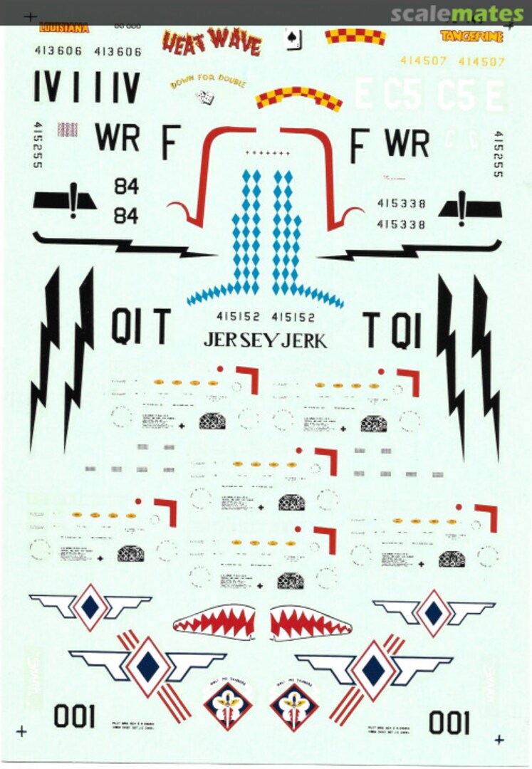 Boxart P-51D Mustangs 72-149 Microscale