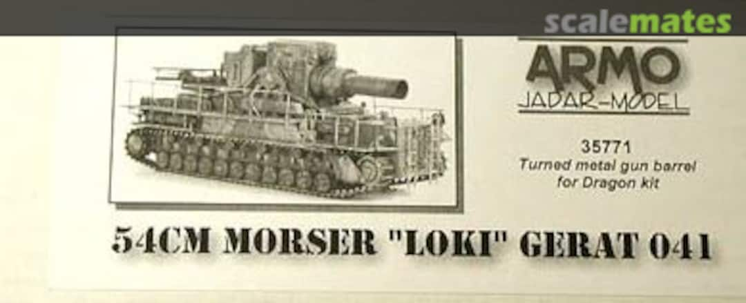 Boxart 54cm Morser "Loki" Gerat 041 35771 Armo