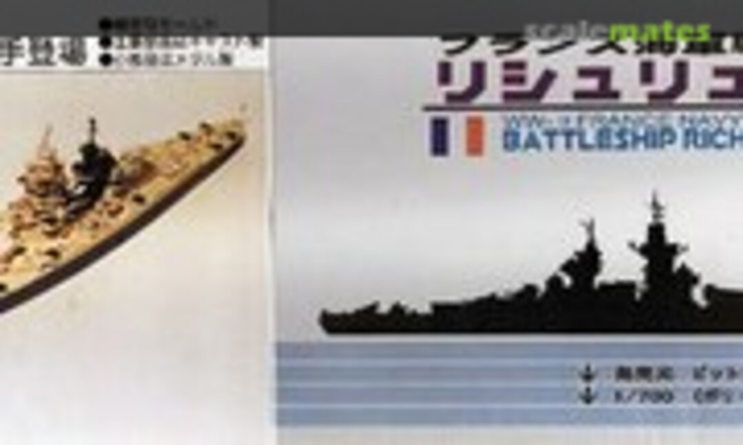 1:700 Battleship Richelieu (Pit-Road HM-018)