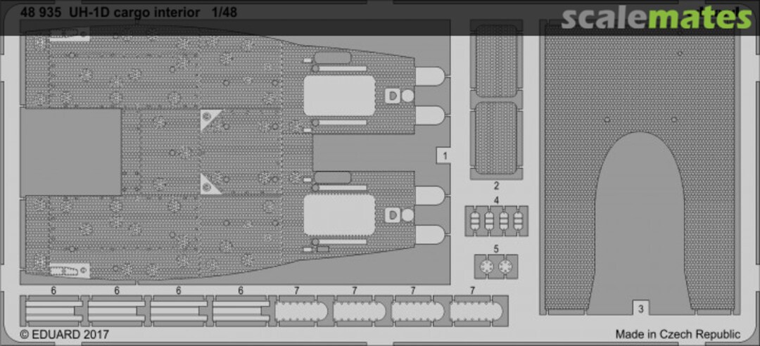 Boxart UH-1D cargo interior 48935 Eduard