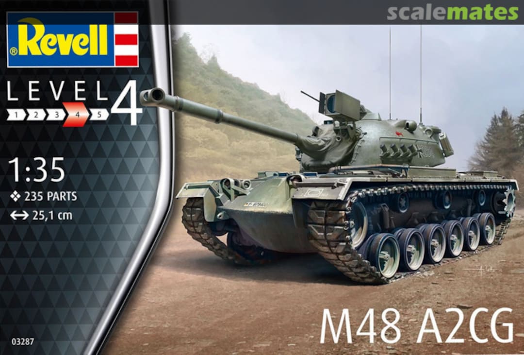 Boxart M48 A2CG 03287 Revell