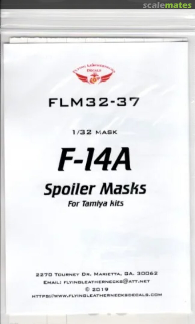 Boxart F-14A Spoiler Masks FLM32-37 Flying Leathernecks