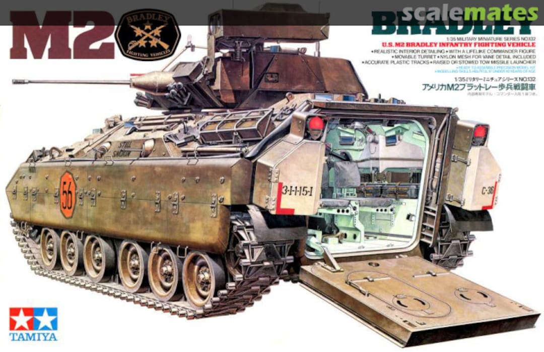 Boxart M2 Bradley 35132 Tamiya