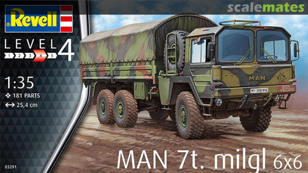 Boxart MAN 7t Milgl 6x6 03291 Revell