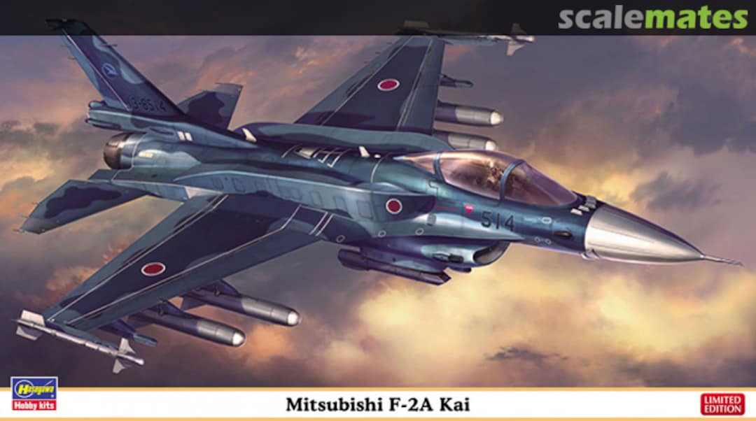 Boxart Mitsubishi F-2A Kai 02390 Hasegawa