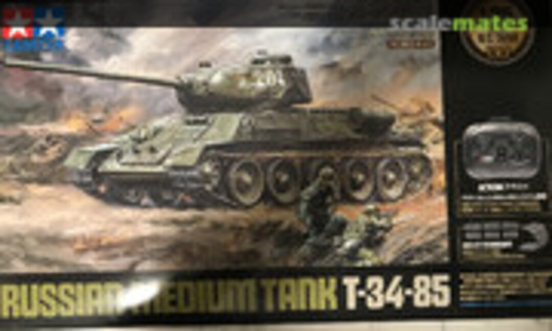 1:35 Russian T-34-85 Tank (Tamiya 48216)