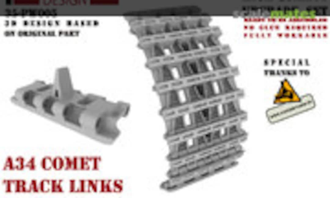 1:35 A34 Comet Track Links (Panzerwerk design 35PW-005)