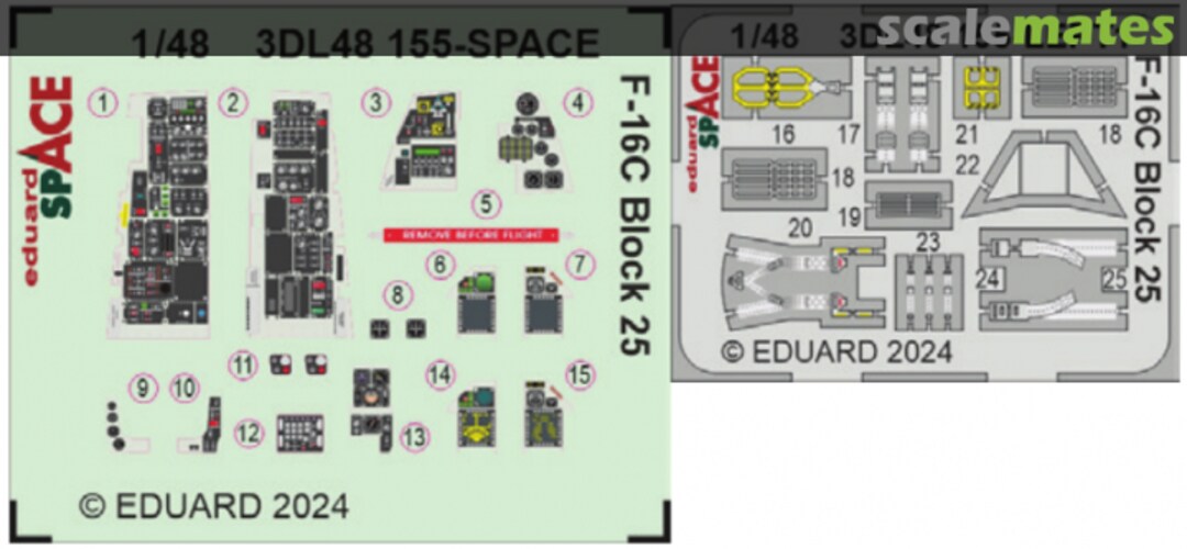 Boxart F-16C Block 25 3DL48155 Eduard