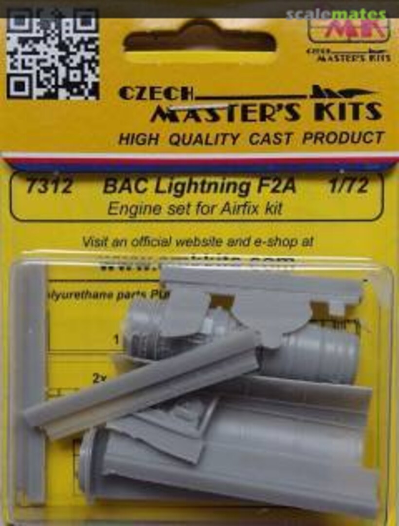 Boxart BAC Lightning F2A - Engine Set 7312 CMK