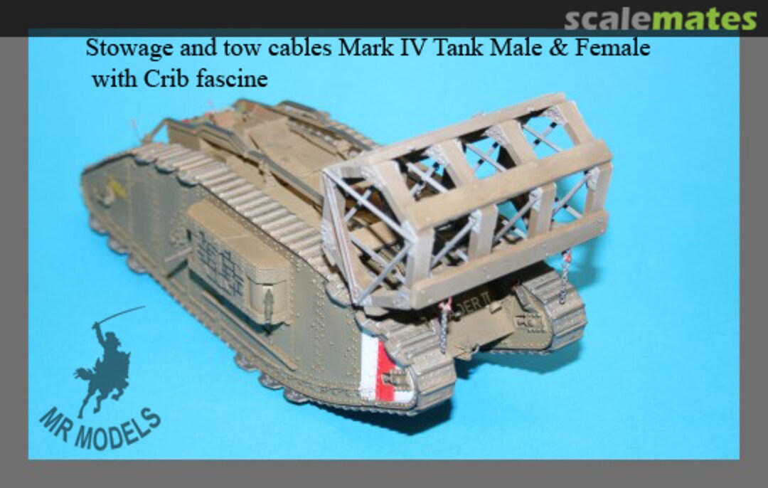 Boxart Stowage and tow cables Mark IV Tank Male & Female with Crib fascine MR-35431/35435 MR Modellbau