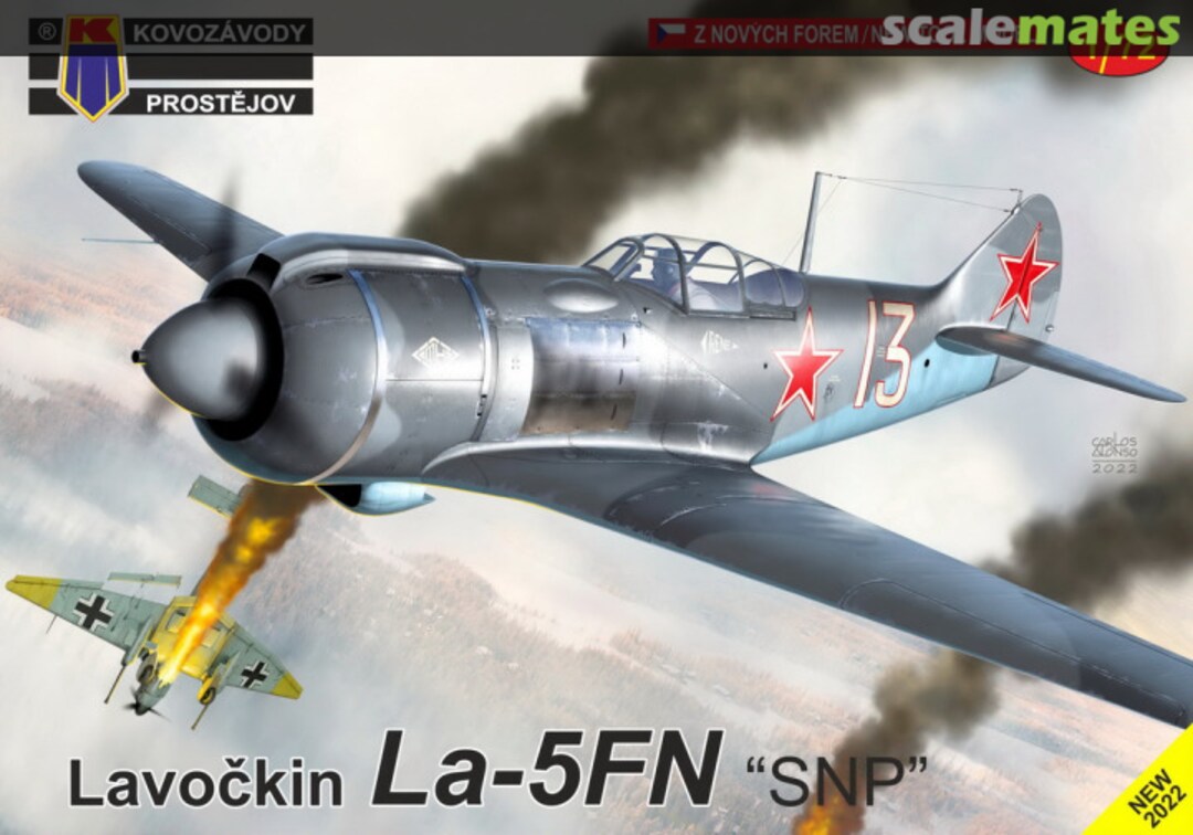 Boxart Lavochkin La-5FN 'SNP' KPM0359 Kovozávody Prostějov