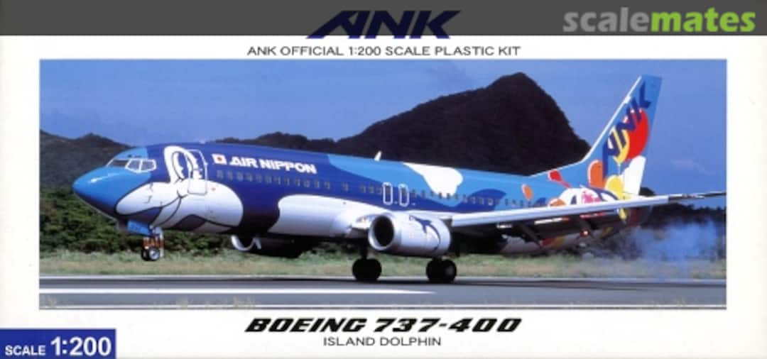 Boxart Boeing 737-400 EL39102 Hasegawa