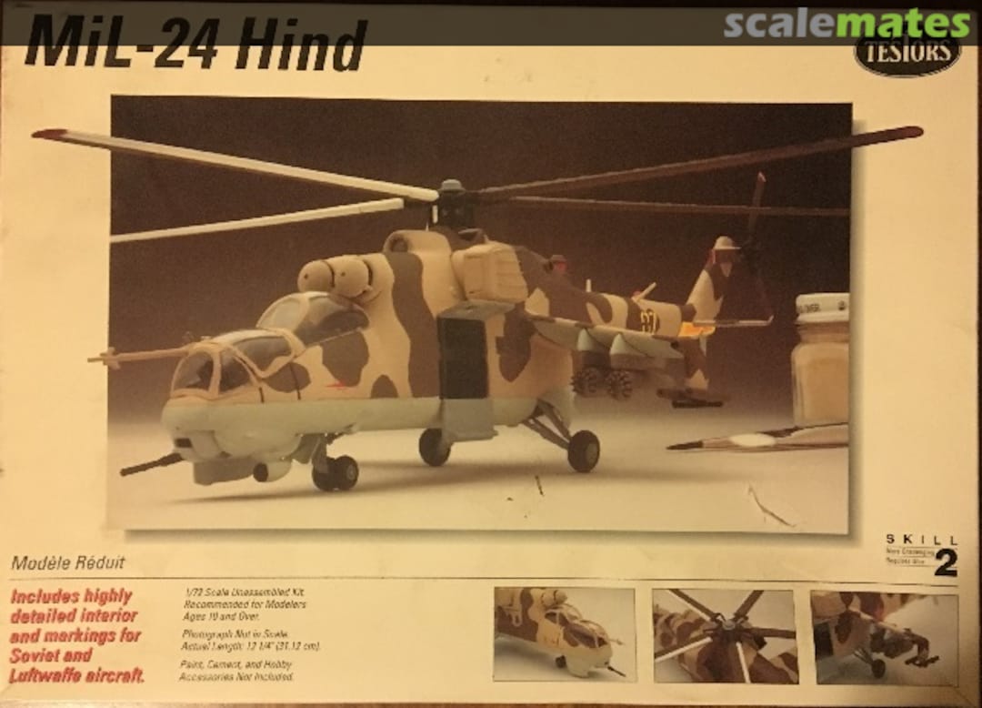 Boxart MiL-24 Hind 638 Testors/Italeri