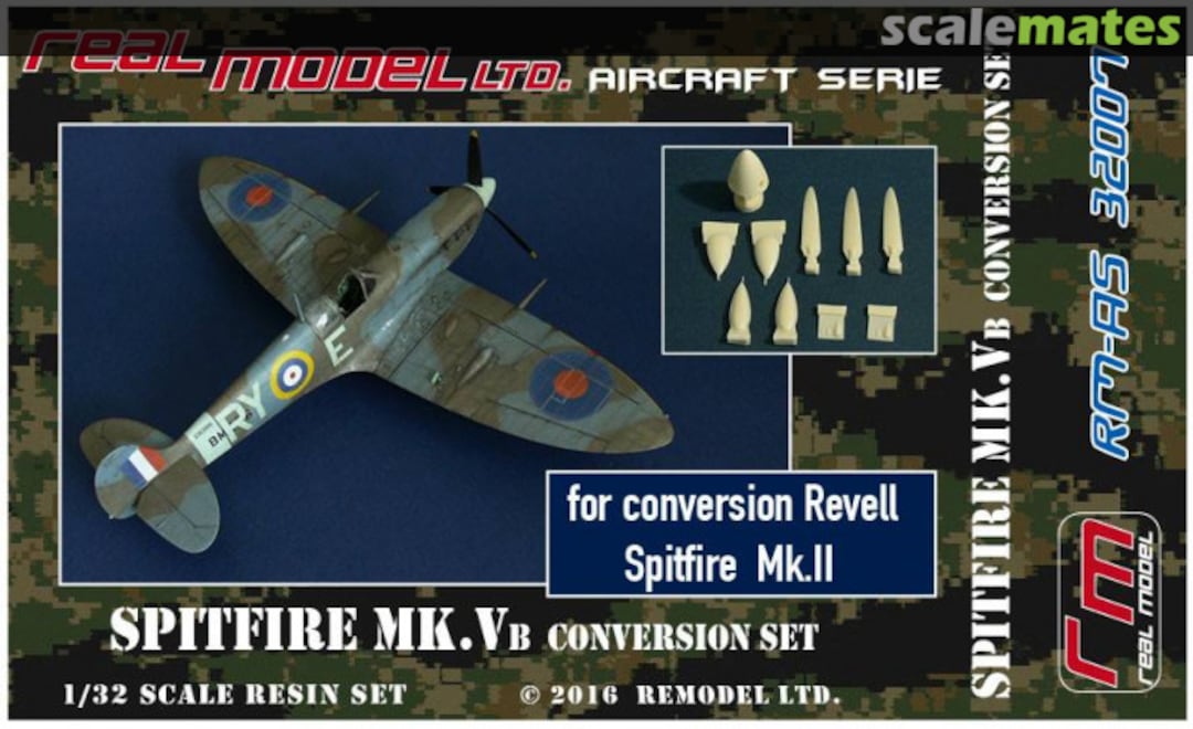 Boxart Spitfire Mk.Vb conversion set RM-AS 32007 Real Model