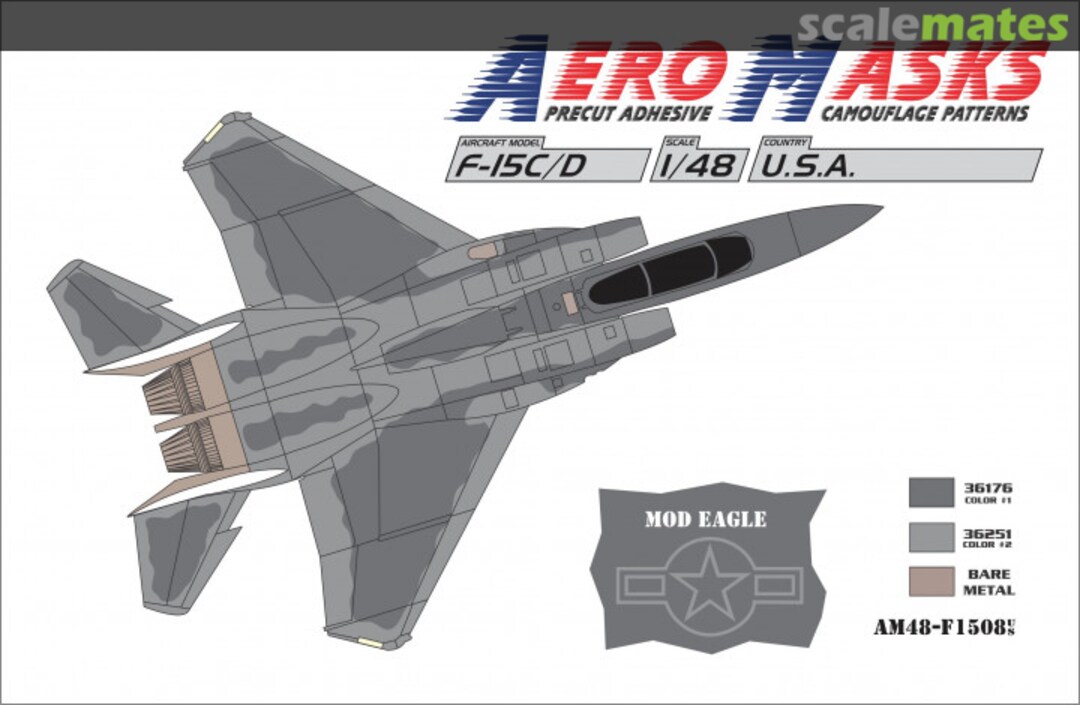 Boxart F-15C/D USA Mod Eagle AM48-F1508 AeroMasks