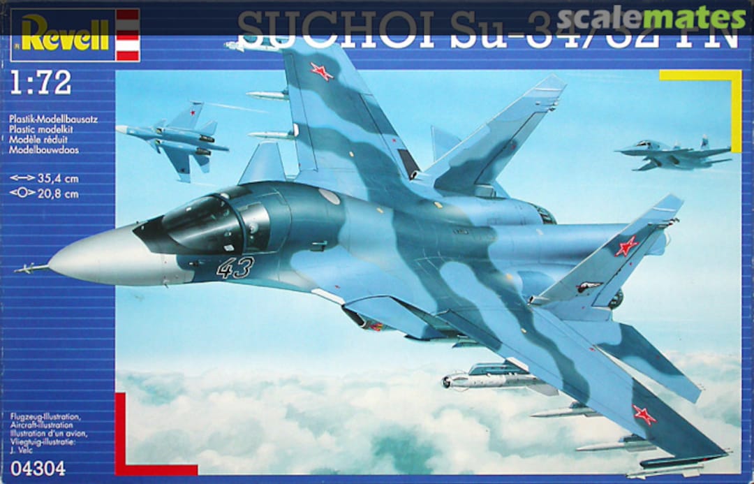 Boxart Suchoi Su-34/32 FN 04304 Revell