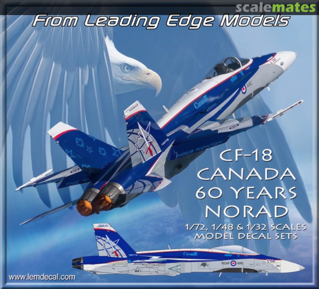 Boxart CF-18 Canada 60 Years NORAD 72.95 Leading Edge