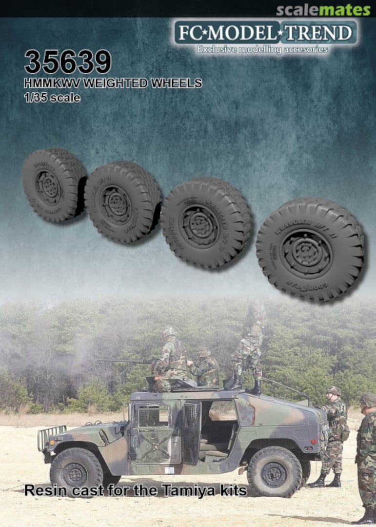 Boxart HMMWV weighted wheels 35639 FC Model Trend