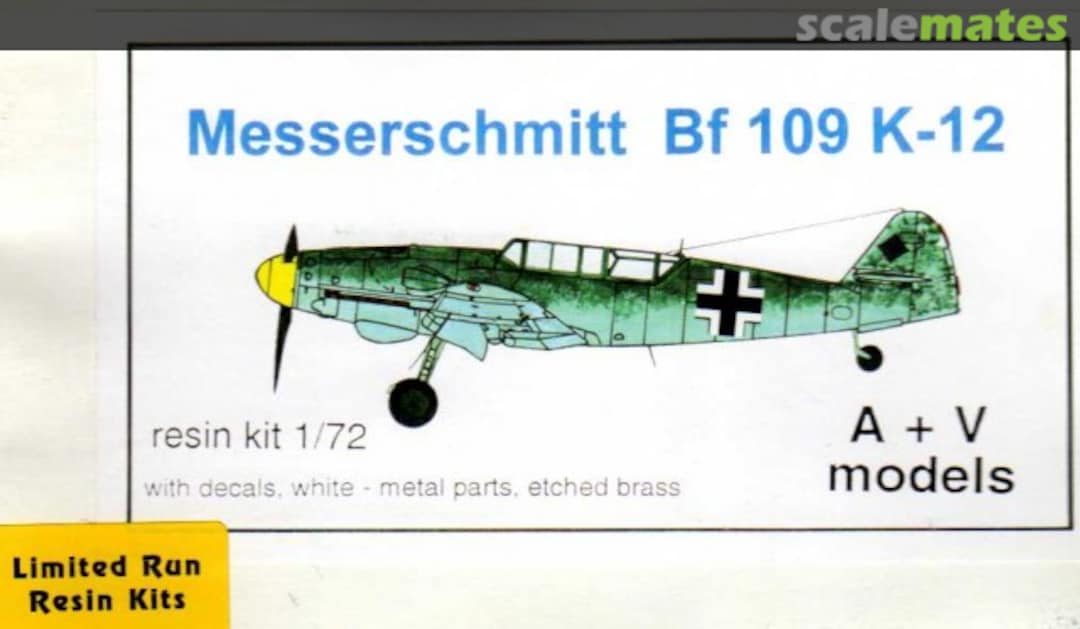 Boxart Messerschmitt Bf 109K-12 AV73 A+V Models