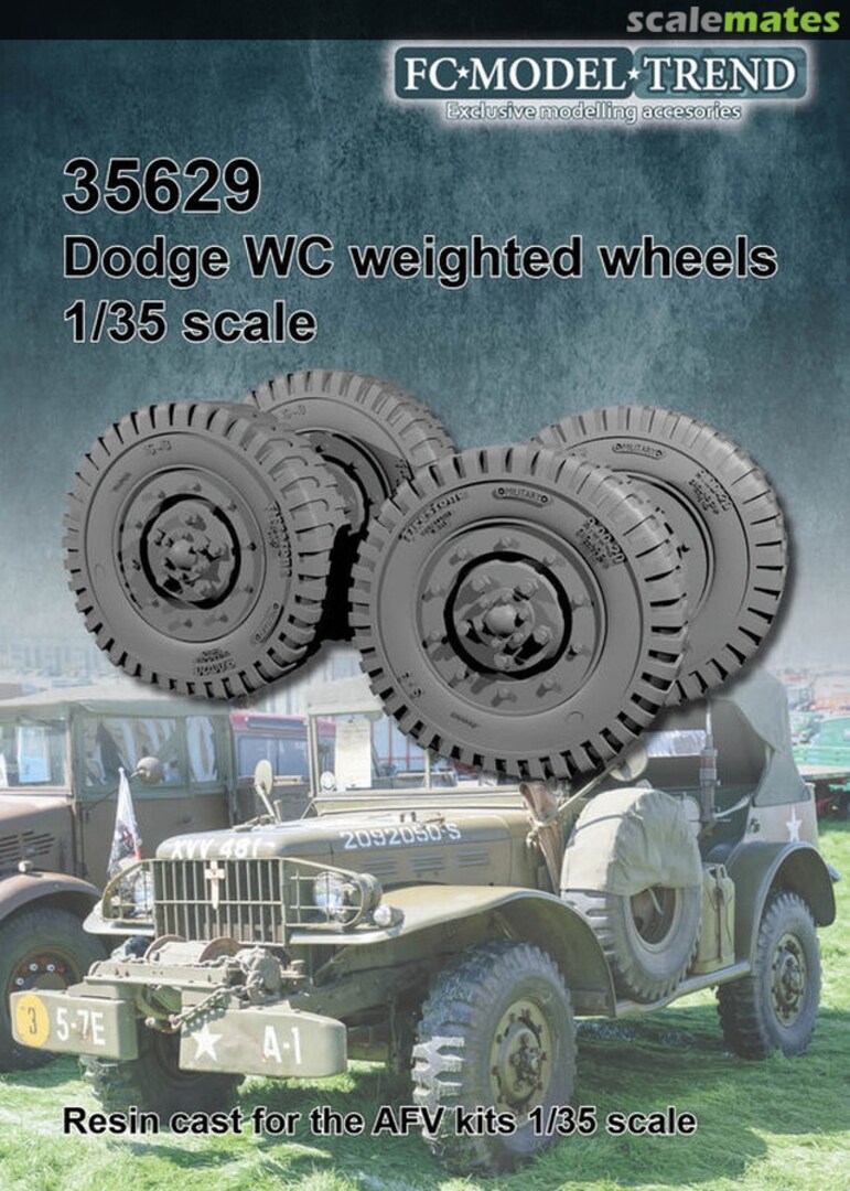 Boxart Dodge WC Weighted Wheels 35629 FC Model Trend