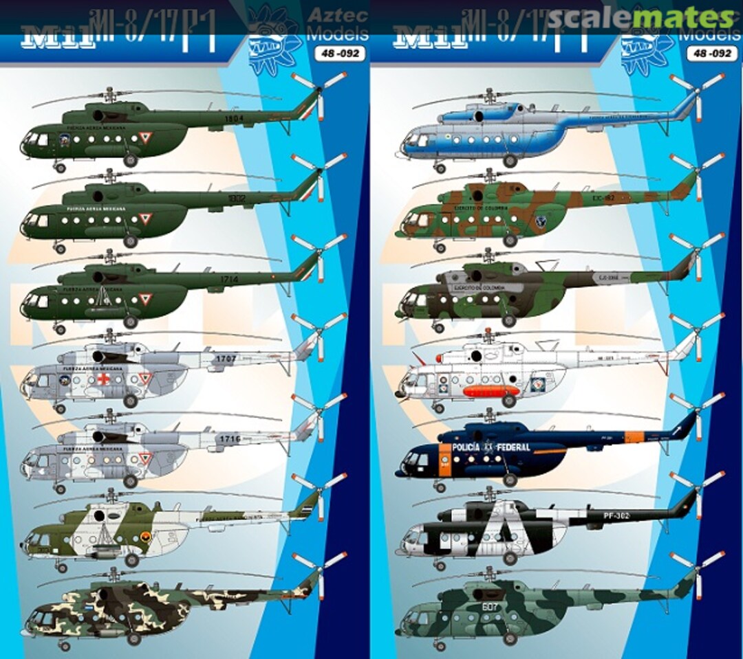 Boxart Mi-8/17 Part 1 48-092 Aztec Models