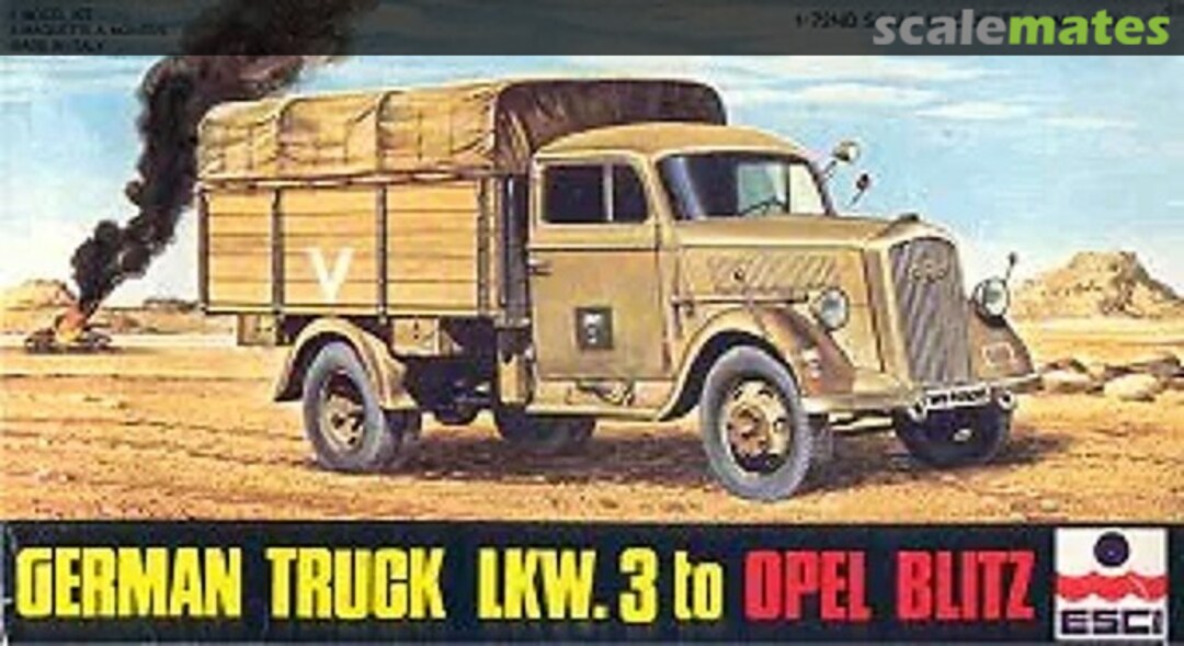 Boxart LKW 3 ton Opel Blitz 8007 ESCI