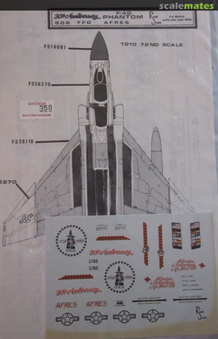 Boxart F-4D Phantom 1010 Repli-scale