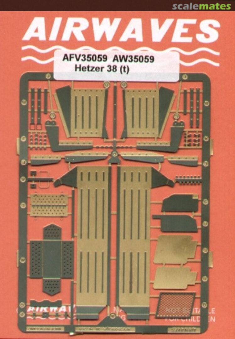 Boxart Hetzer 38(t) Detail Set AFV35059 Airwaves