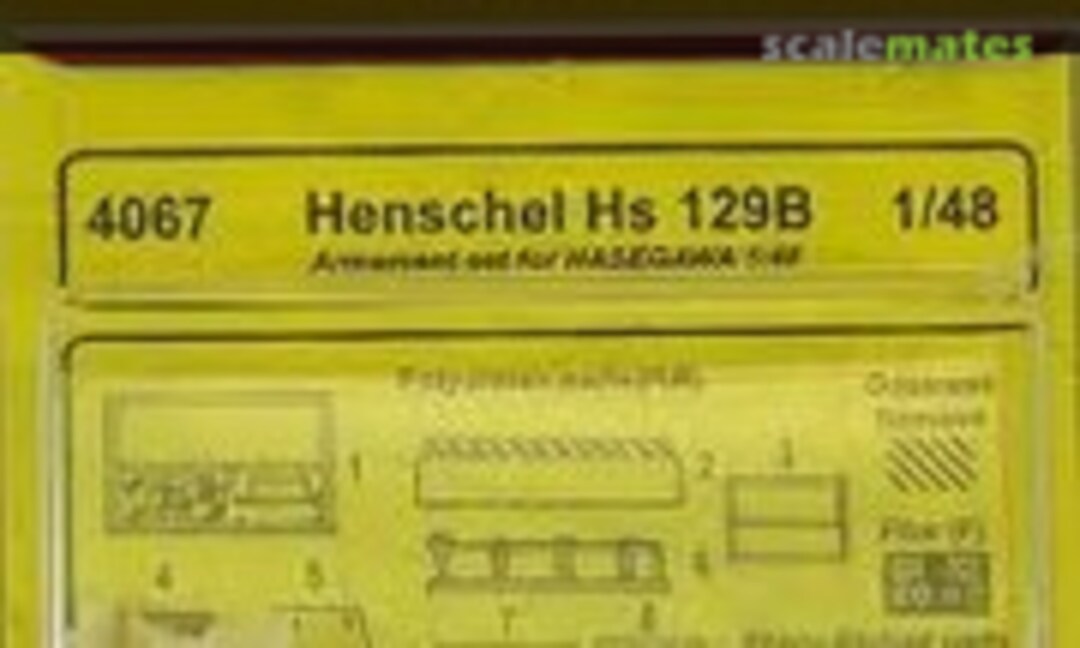 1:48 Henschel Hs 129B Armament Set (CMK 4067)