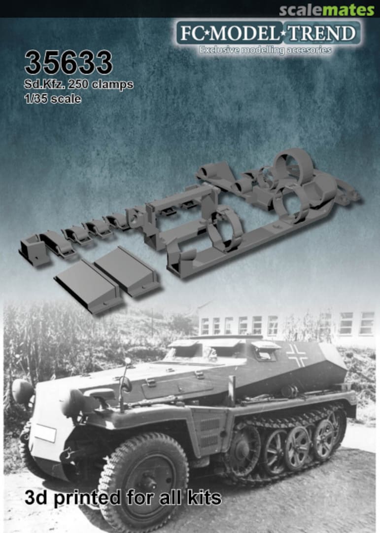 Boxart Sd.Kfz. 250 tool clamps 35633 FC Model Trend