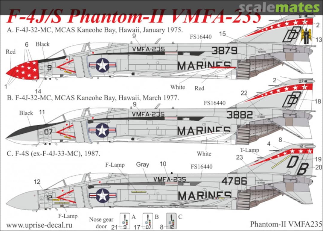 Boxart F-4J/S Phantom-II VMFA-235 UR14417 UpRise