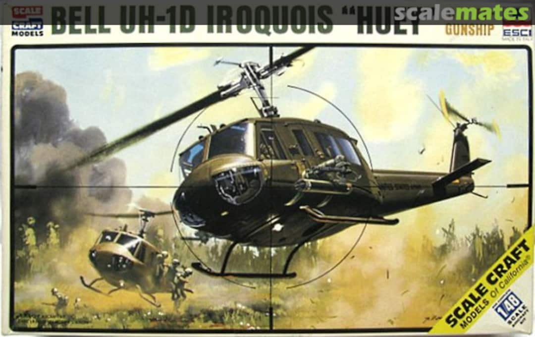 Boxart Bell UH-1D Iroquois "Huey" 4033 ESCI/Scale Craft