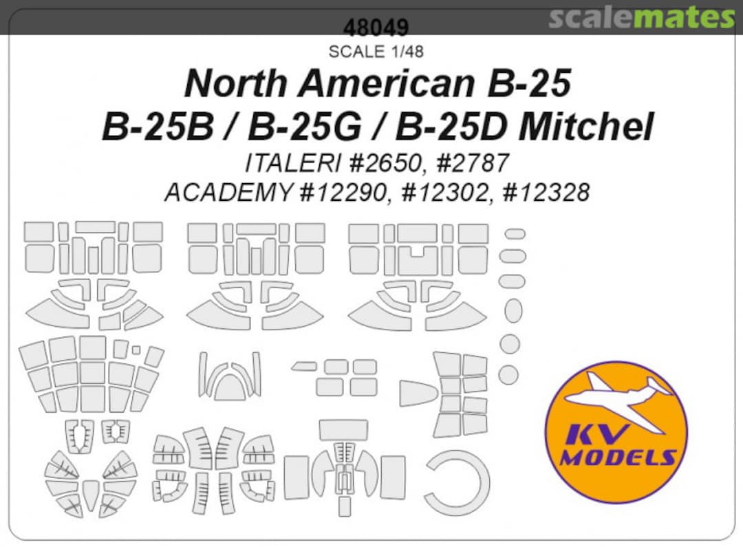 Boxart B-25 Mitchel 48049 KV Models