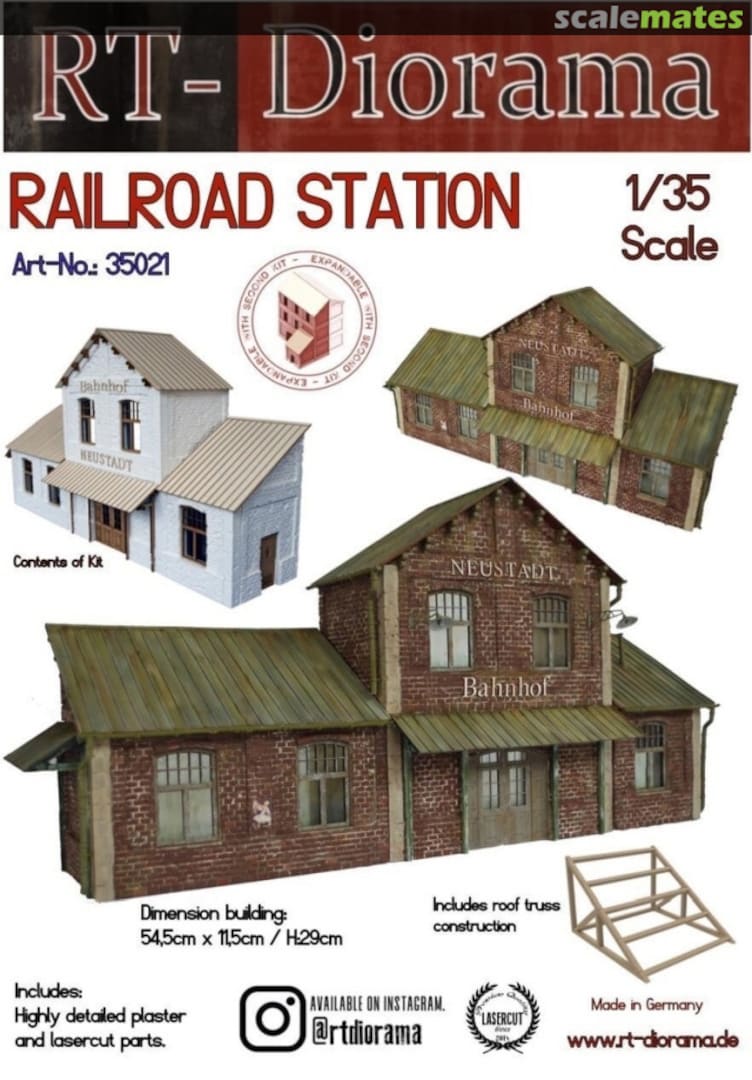 Boxart Railway Station 35021 RT-Diorama